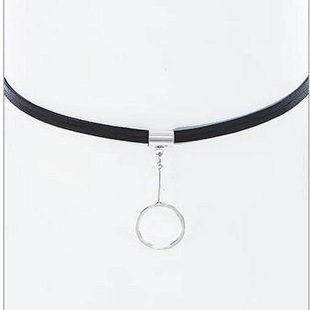 Silver Open Ring Choker