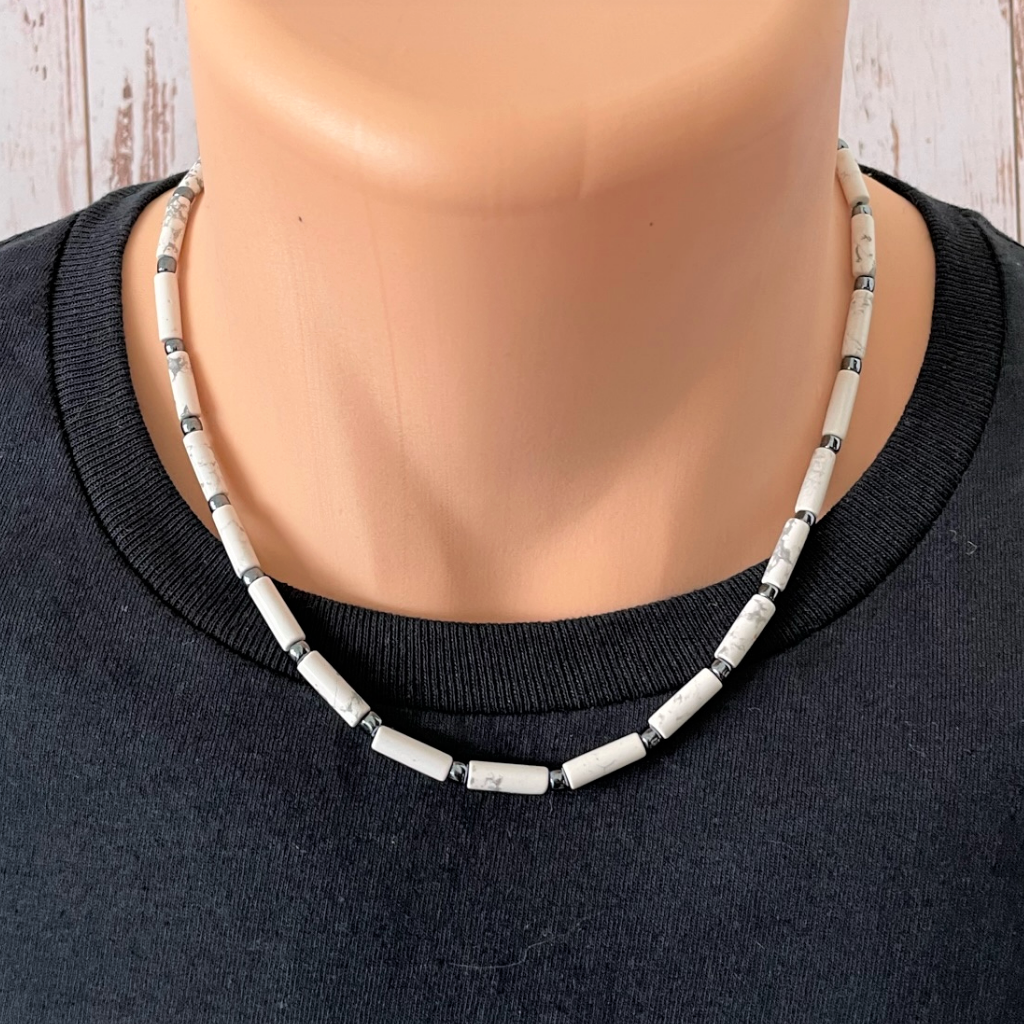 Necklace for men: with various beads